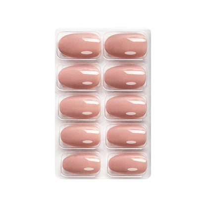 Glossy Solid Color Nails Oval(SPN501-SPN526) - Shills Professional
