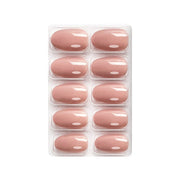 Glossy Solid Color Nails Oval(SPN501-SPN526) - Shills Professional
