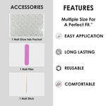 Glossy Solid Color Nails Oval(SPN501-SPN526) - Shills Professional