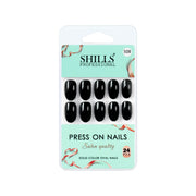 Glossy Solid Color Nails Oval(SPN501-SPN526) - Shills Professional