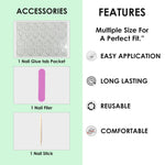 Glossy Solid Color Nails Oval(SPN501-SPN526) - Shills Professional