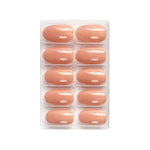 Glossy Solid Color Nails Oval(SPN501-SPN526) - Shills Professional