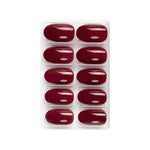 Glossy Solid Color Nails Oval(SPN501-SPN526) - Shills Professional