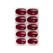 Glossy Solid Color Nails Oval(SPN501-SPN526) - Shills Professional