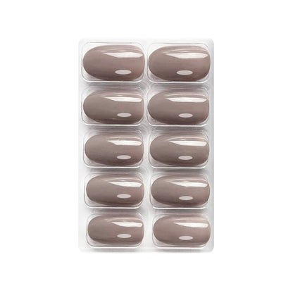 Glossy Solid Color Nails Oval(SPN501-SPN526) - Shills Professional