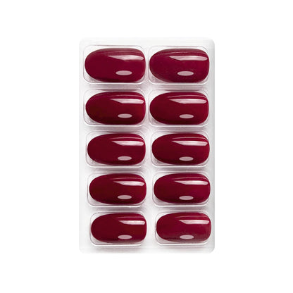 Glossy Solid Color Nails Oval(SPN501-SPN526) - Shills Professional