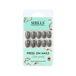 Glossy Solid Color Nails Oval(SPN501-SPN526) - Shills Professional