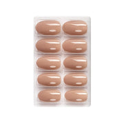 Glossy Solid Color Nails Oval(SPN501-SPN526) - Shills Professional