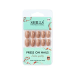 Glossy Solid Color Nails Oval(SPN501-SPN526) - Shills Professional
