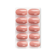 Glossy Solid Color Nails Oval(SPN501-SPN526) - Shills Professional
