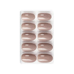 Glossy Solid Color Nails Oval(SPN501-SPN526) - Shills Professional