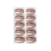 Glossy Solid Color Nails Oval(SPN501-SPN526) - Shills Professional