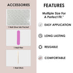 Glossy Solid Color Nails Oval(SPN501-SPN526) - Shills Professional