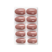 Glossy Solid Color Nails Oval(SPN501-SPN526) - Shills Professional