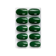 Glossy Solid Color Nails Oval(SPN501-SPN526) - Shills Professional