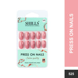 Glossy Solid Color Nails Oval(SPN501-SPN526) - Shills Professional