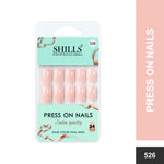 Glossy Solid Color Nails Oval(SPN501-SPN526) - Shills Professional