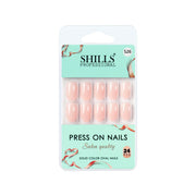 Glossy Solid Color Nails Oval(SPN501-SPN526) - Shills Professional