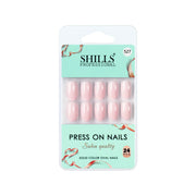 Glossy Solid Color Nails Oval(SPN527-SPN552) - Shills Professional