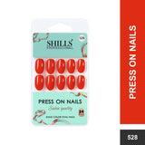 Glossy Solid Color Nails Oval(SPN527-SPN552) - Shills Professional