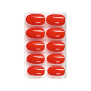 Glossy Solid Color Nails Oval(SPN527-SPN552) - Shills Professional