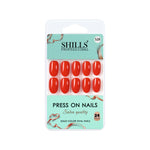 Glossy Solid Color Nails Oval(SPN527-SPN552) - Shills Professional