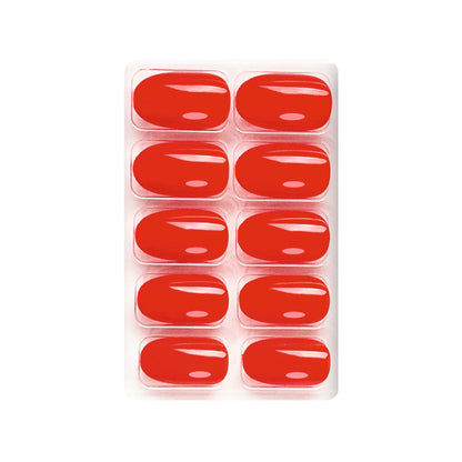 Glossy Solid Color Nails Oval(SPN527-SPN552) - Shills Professional