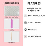 Glossy Solid Color Nails Oval(SPN527-SPN552) - Shills Professional