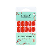 Glossy Solid Color Nails Oval(SPN527-SPN552) - Shills Professional