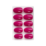 Glossy Solid Color Nails Oval(SPN527-SPN552) - Shills Professional