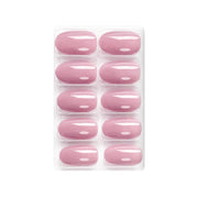 Glossy Solid Color Nails Oval(SPN527-SPN552) - Shills Professional
