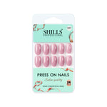 Glossy Solid Color Nails Oval(SPN527-SPN552) - Shills Professional