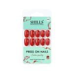 Glossy Solid Color Nails Oval(SPN527-SPN552) - Shills Professional
