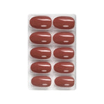 Glossy Solid Color Nails Oval(SPN527-SPN552) - Shills Professional