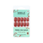 Glossy Solid Color Nails Oval(SPN527-SPN552) - Shills Professional