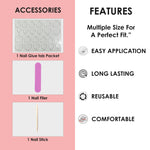 Glossy Solid Color Nails Oval(SPN527-SPN552) - Shills Professional