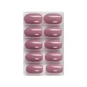 Glossy Solid Color Nails Oval(SPN527-SPN552) - Shills Professional