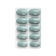 Glossy Solid Color Nails Oval(SPN527-SPN552) - Shills Professional