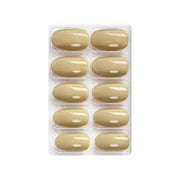 Glossy Solid Color Nails Oval(SPN527-SPN552) - Shills Professional