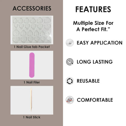 Cat Eye Effect Nails Oval(SPN747-SPN752) - Shills Professional