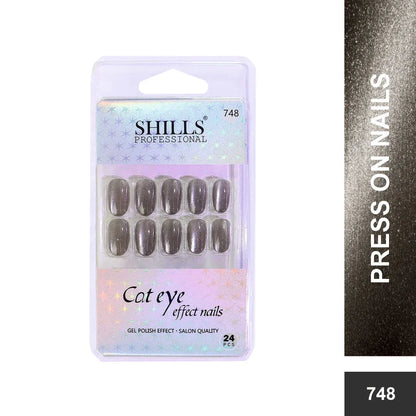 Cat Eye Effect Nails Oval(SPN747-SPN752) - Shills Professional