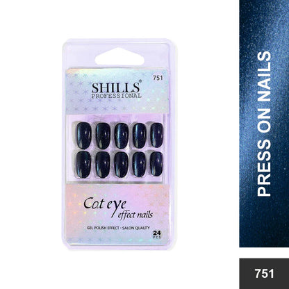 Cat Eye Effect Nails Oval(SPN747-SPN752) - Shills Professional