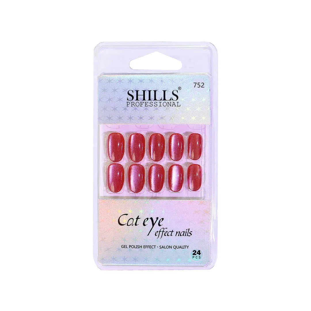 Cat Eye Effect Nails Oval(SPN747-SPN752) - Shills Professional