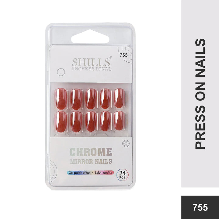 Chrome Mirror Nail Oval(SPN755-SPN76) - Shills Professional