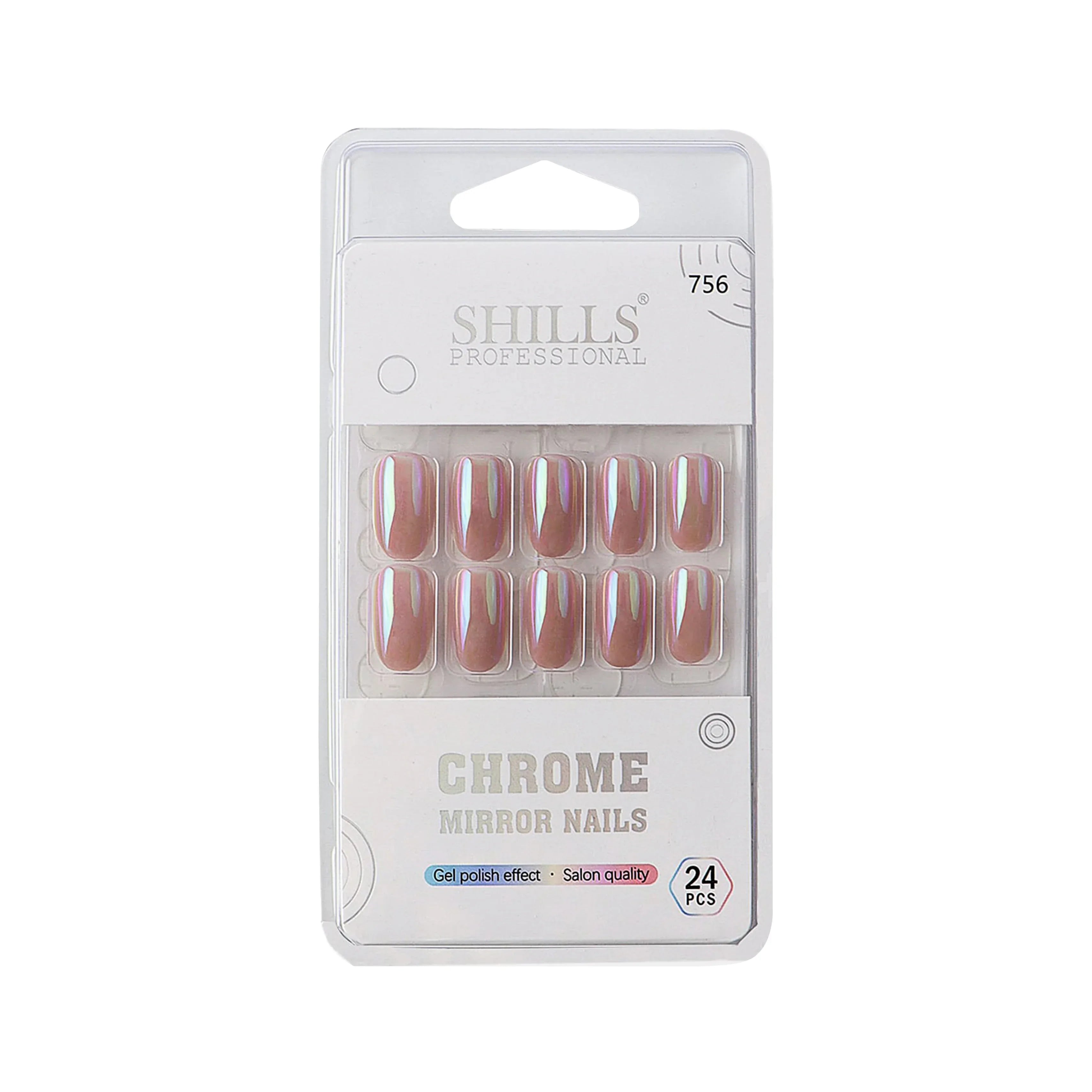 Chrome Mirror Nail Oval(SPN755-SPN76) - Shills Professional