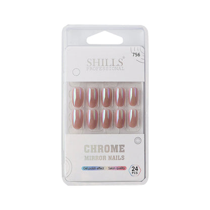 Chrome Mirror Nail Oval(SPN755-SPN76) - Shills Professional