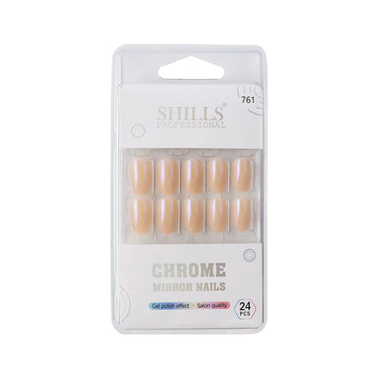Chrome Mirror Nail Oval(SPN755-SPN76) - Shills Professional