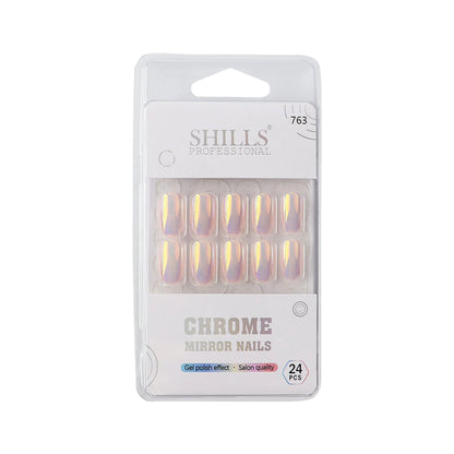Chrome Mirror Nail Oval(SPN755-SPN76) - Shills Professional