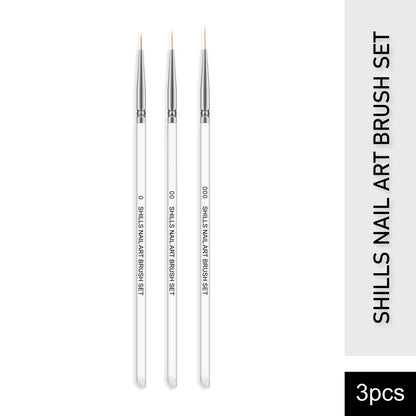 Nail Art White Brush - Shills Professional