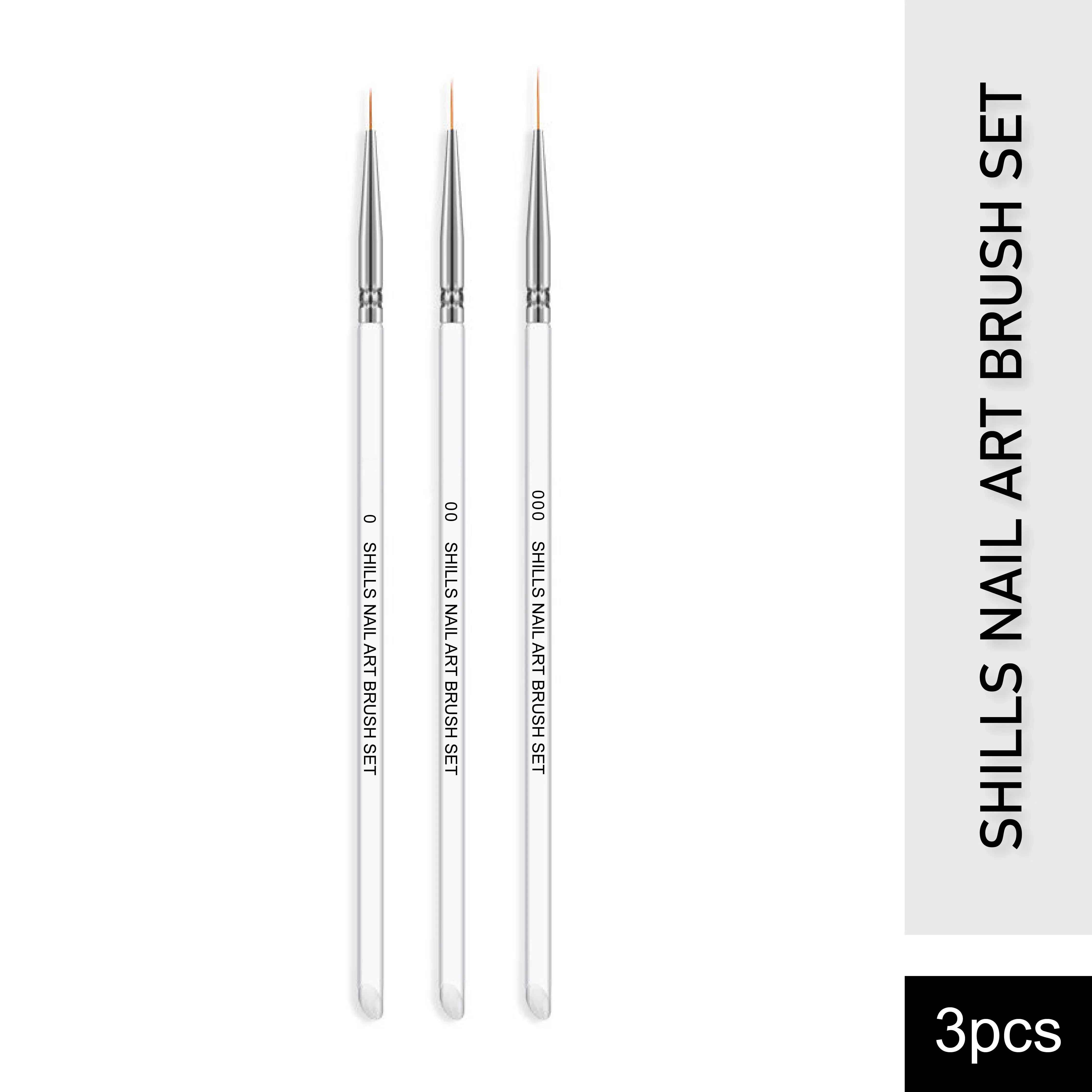 Nail Art White Brush - Shills Professional
